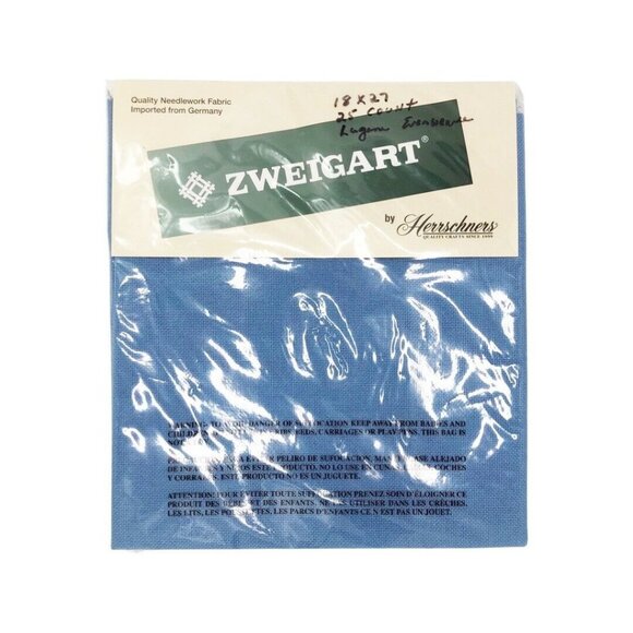 Zweigart 18s27 25 Count Laguna Evenweave Cross Stitch Cloth New - Picture 1 of 2